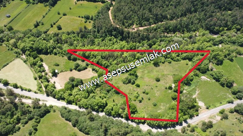 14.549 m2 Hobi Bahçesi Çiftlik Bağ-Bahçe Asfalt & Dereye Cepheli