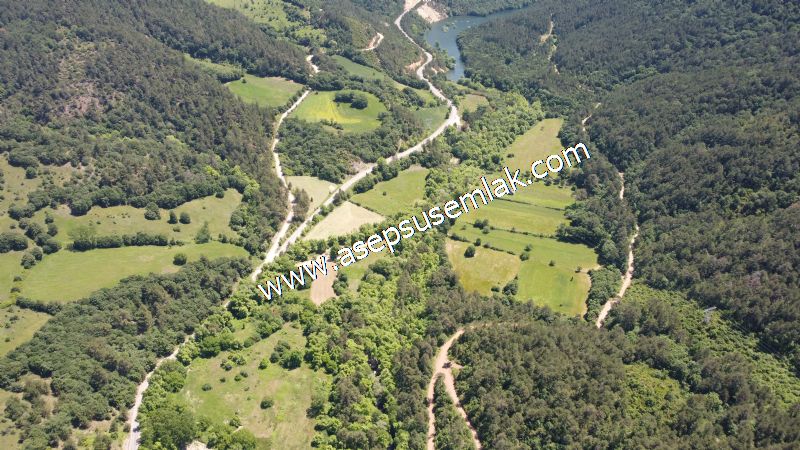 14.549 m2 Hobi Bahçesi Çiftlik Bağ-Bahçe Asfalt & Dereye Cepheli