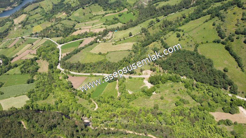 14.549 m2 Hobi Bahçesi Çiftlik Bağ-Bahçe Asfalt & Dereye Cepheli