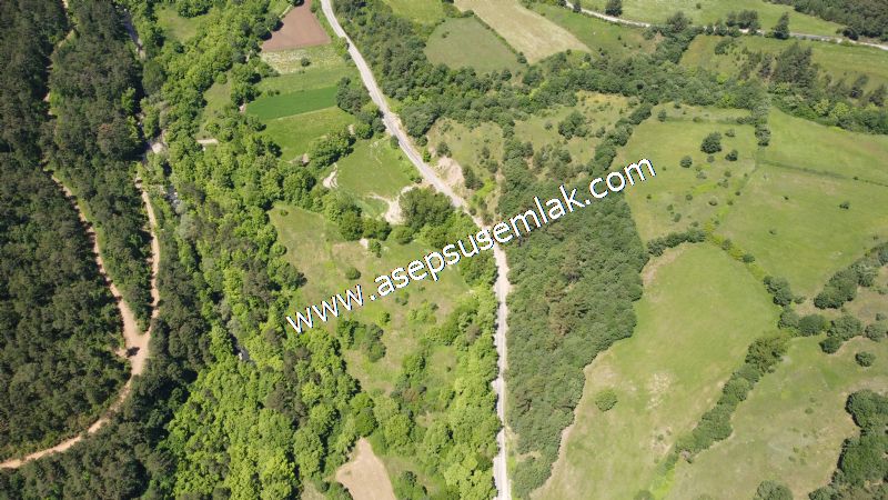 14.549 m2 Hobi Bahçesi Çiftlik Bağ-Bahçe Asfalt & Dereye Cepheli