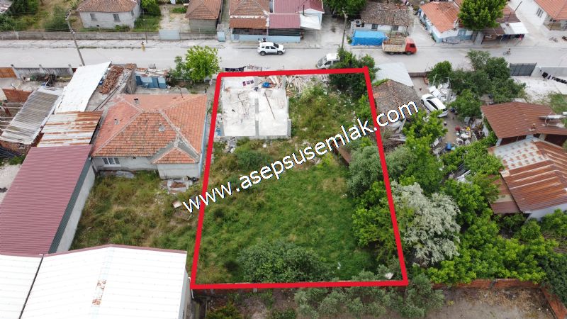 713 M2 MANYAS YENİMAHALLE 3 KAT KONUT İMARLI ARSA ASEPSUS EMLAK
