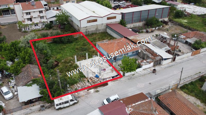 713 M2 MANYAS YENİMAHALLE 3 KAT KONUT İMARLI ARSA ASEPSUS EMLAK