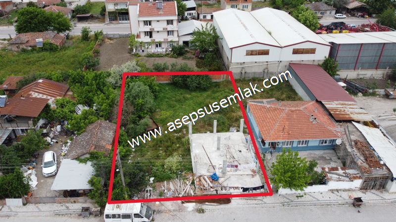 713 M2 MANYAS YENİMAHALLE 3 KAT KONUT İMARLI ARSA ASEPSUS EMLAK