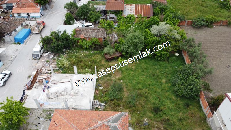 713 M2 MANYAS YENİMAHALLE 3 KAT KONUT İMARLI ARSA ASEPSUS EMLAK