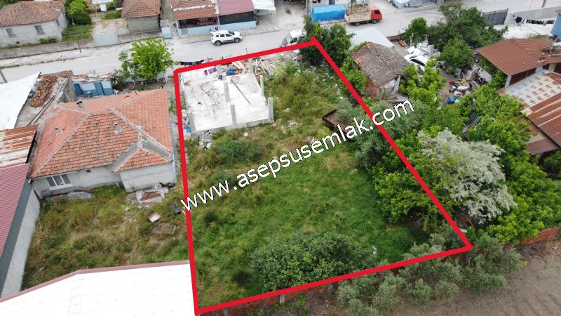 713 M2 MANYAS YENİMAHALLE 3 KAT KONUT İMARLI ARSA ASEPSUS EMLAK