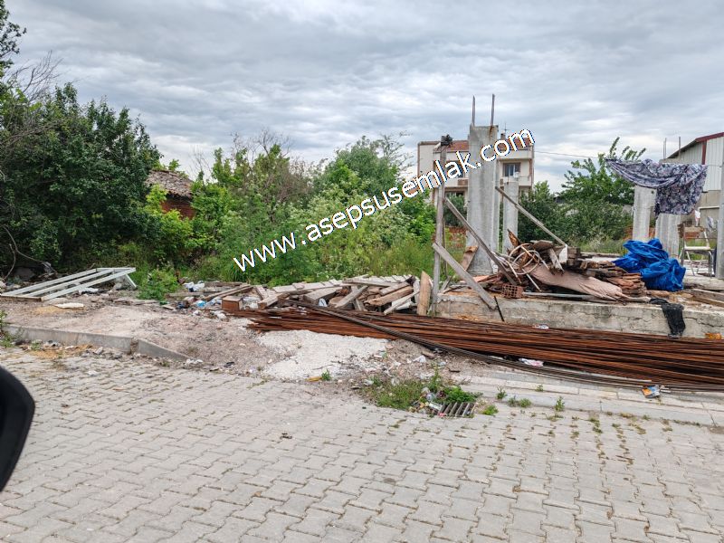 713 M2 MANYAS YENİMAHALLE 3 KAT KONUT İMARLI ARSA ASEPSUS EMLAK