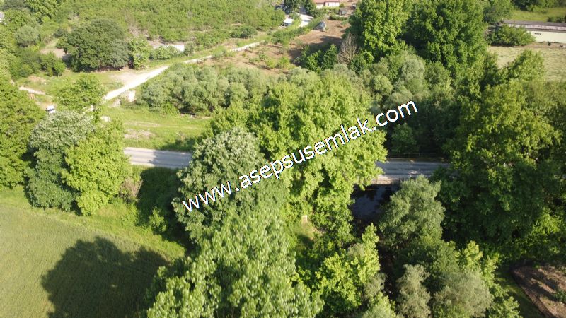 3.625 M2 Güneşli Hobi Bağ-Bahçe Dereye Cepheli Kadastro Yolu Var