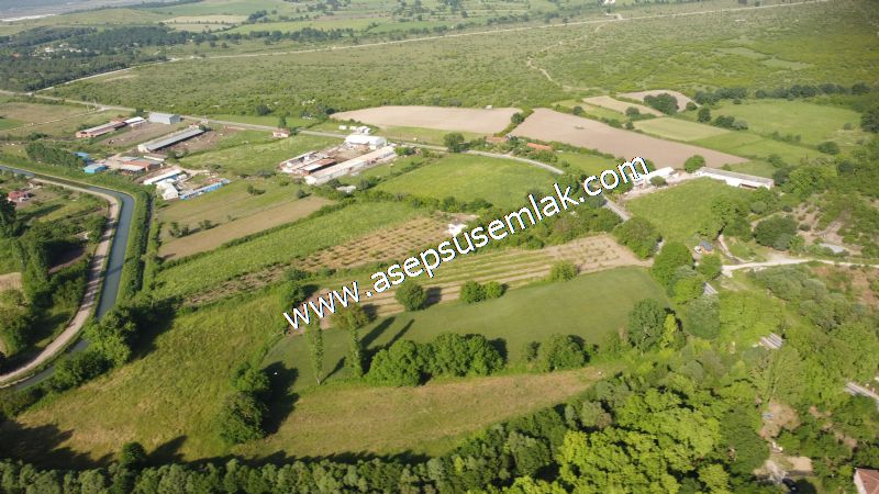 3.625 M2 Güneşli Hobi Bağ-Bahçe Dereye Cepheli Kadastro Yolu Var