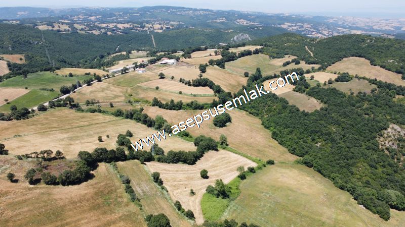 10.008 m2 Yatırımlık Tarla Bağ-Bahçe Su Çeşme Var. Yolu Yok.