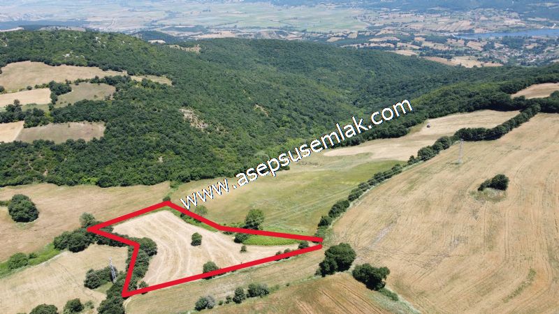 10.008 m2 Yatırımlık Tarla Bağ-Bahçe Su Çeşme Var. Yolu Yok.