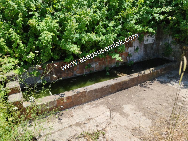 10.008 m2 Yatırımlık Tarla Bağ-Bahçe Su Çeşme Var. Yolu Yok.