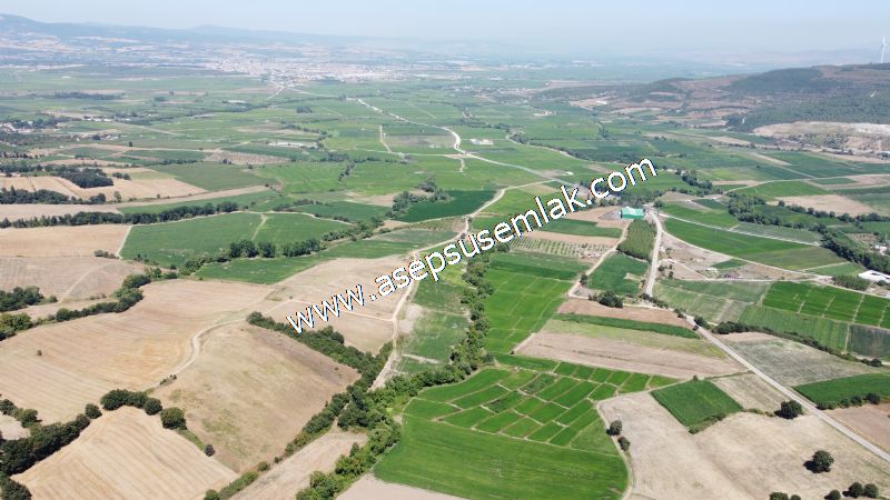 8.480 m2 Çiftlik Bağ-Bahçe K.Pompaj Su Var Kadastro Yola Cepheli