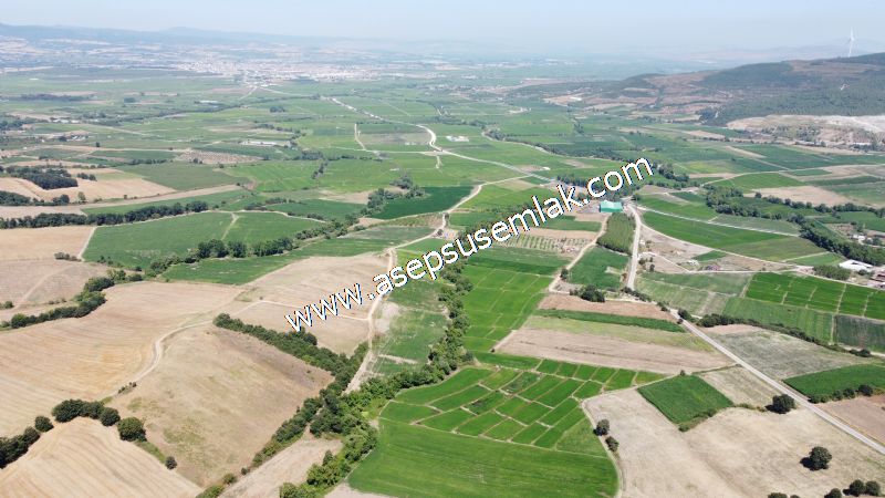 8.480 m2 Çiftlik Bağ-Bahçe K.Pompaj Su Var Kadastro Yola Cepheli
