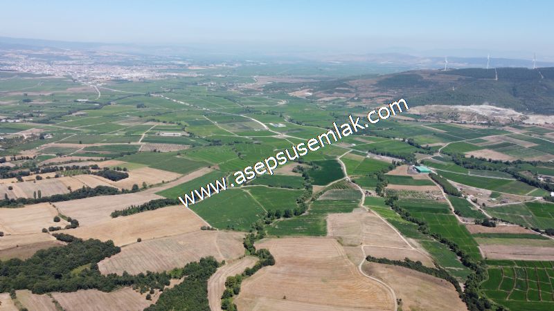8.480 m2 Çiftlik Bağ-Bahçe K.Pompaj Su Var Kadastro Yola Cepheli