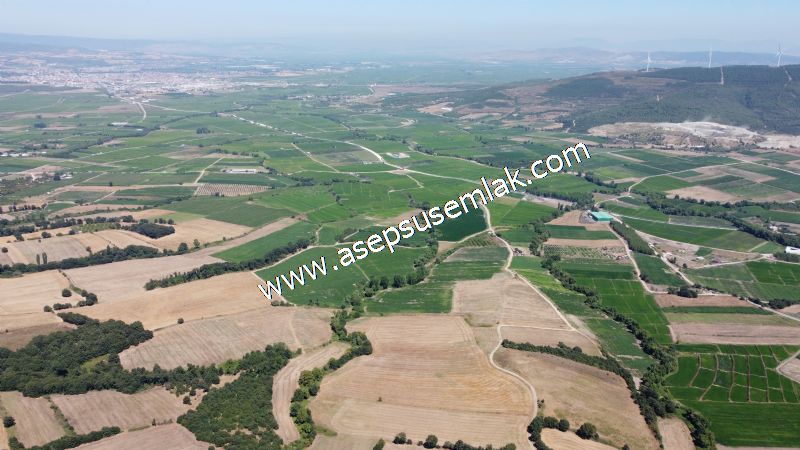 8.480 m2 Çiftlik Bağ-Bahçe K.Pompaj Su Var Kadastro Yola Cepheli