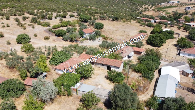 1.086 m2 Müstakil Köy Evi Arsa Bağ-Bahçe Samanlık Dam Gönen'de