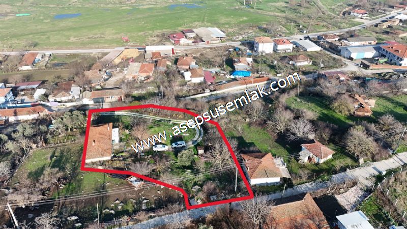 1.871 M2 Müstakil Köy Evi, Arsa 2 Kat %40 İmarlı Manyas Kızık'ta