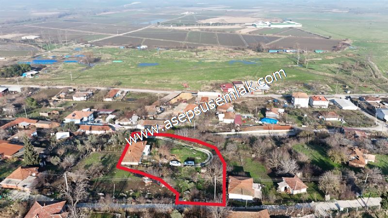 1.871 M2 Müstakil Köy Evi, Arsa 2 Kat %40 İmarlı Manyas Kızık'ta
