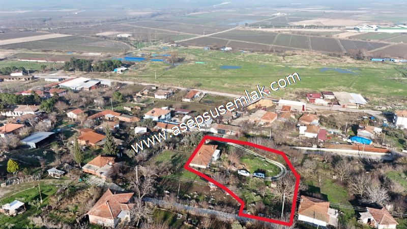 1.871 M2 Müstakil Köy Evi, Arsa 2 Kat %40 İmarlı Manyas Kızık'ta