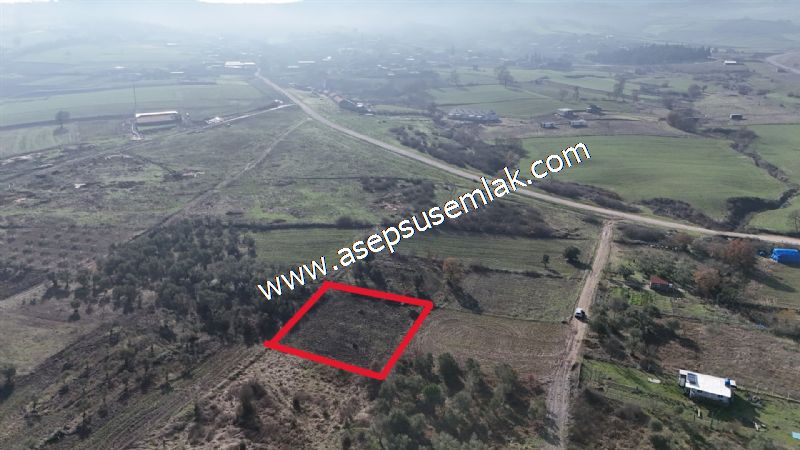 1.258 m2 Hobi Bahçesi Bağ-Bahçe Kadastro Yola Cepheli Bayramiçte