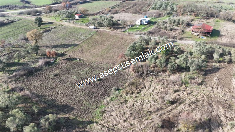 1.258 m2 Hobi Bahçesi Bağ-Bahçe Kadastro Yola Cepheli Bayramiçte