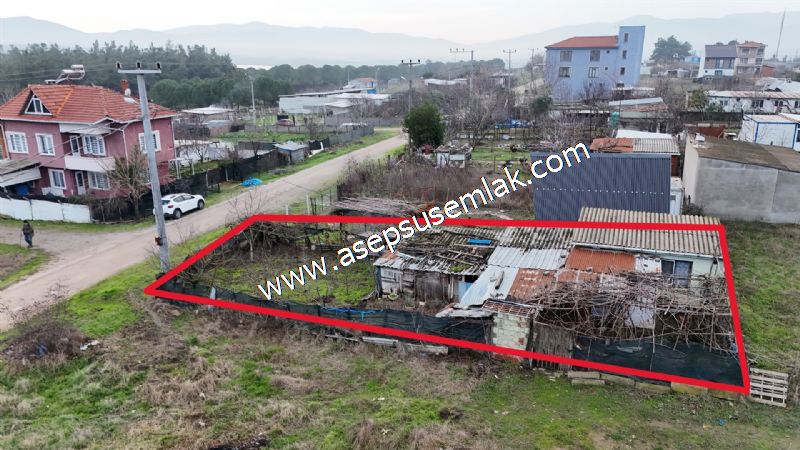 228 m2 Elektrik Su Aboneliği Var. 3 Kat İmarlı Plevne Gönen'de