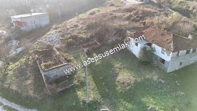 1.180 M2 Müstakil Köy Evi, Arsa 2 Kat %40 İmarlı Manyas Kızık'ta