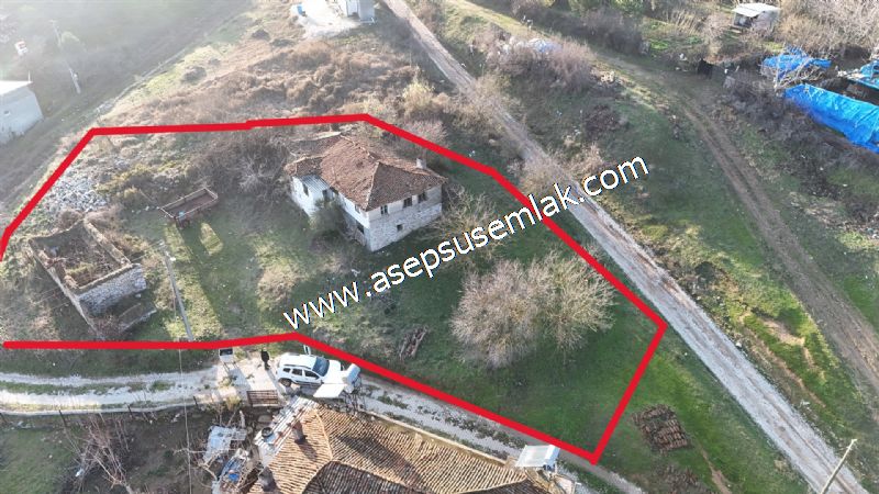 1.180 M2 Müstakil Köy Evi, Arsa 2 Kat %40 İmarlı Manyas Kızık'ta