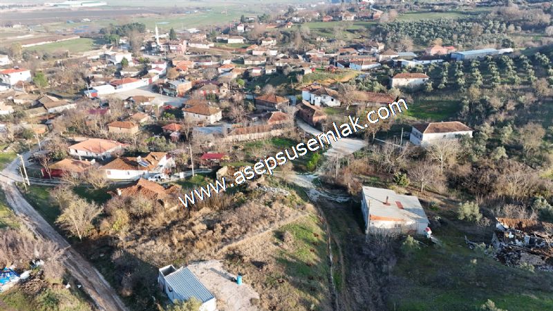 1.180 M2 Müstakil Köy Evi, Arsa 2 Kat %40 İmarlı Manyas Kızık'ta