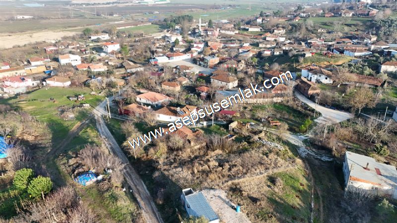 1.180 M2 Müstakil Köy Evi, Arsa 2 Kat %40 İmarlı Manyas Kızık'ta