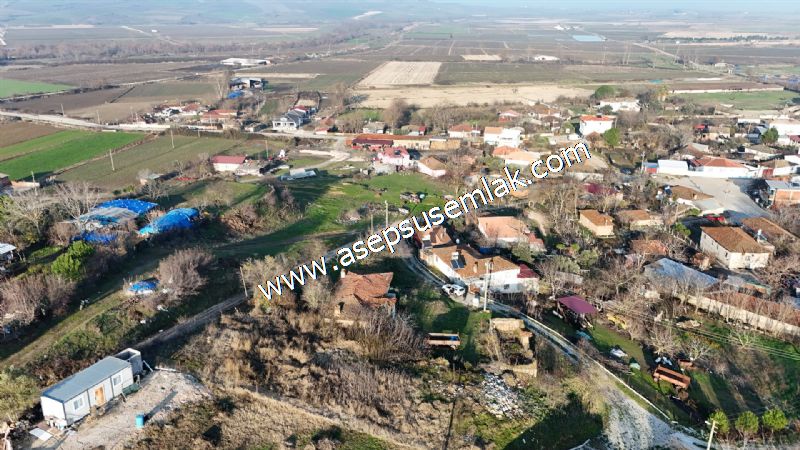 1.180 M2 Müstakil Köy Evi, Arsa 2 Kat %40 İmarlı Manyas Kızık'ta