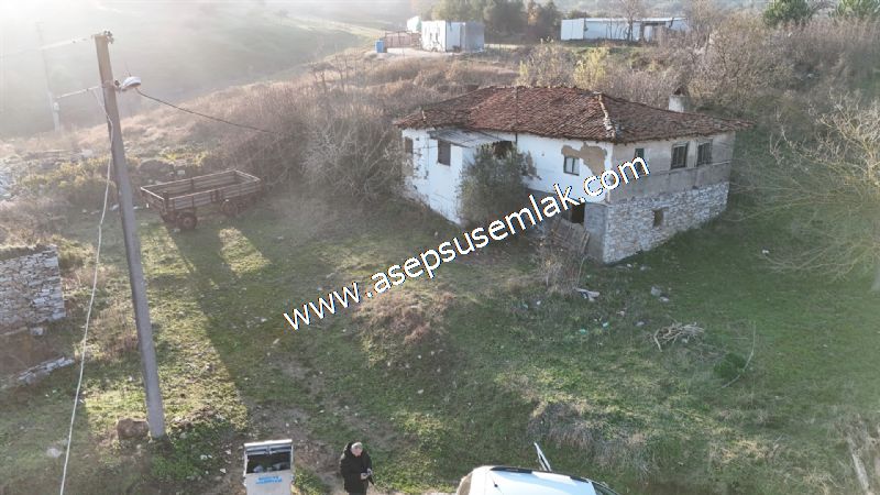 1.180 M2 Müstakil Köy Evi, Arsa 2 Kat %40 İmarlı Manyas Kızık'ta