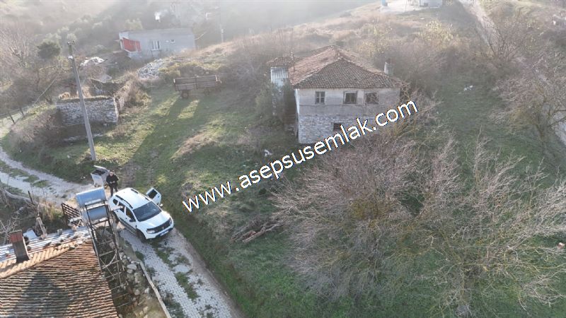 1.180 M2 Müstakil Köy Evi, Arsa 2 Kat %40 İmarlı Manyas Kızık'ta