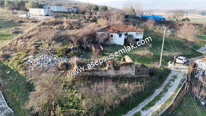 1.180 M2 Müstakil Köy Evi, Arsa 2 Kat %40 İmarlı Manyas Kızık'ta