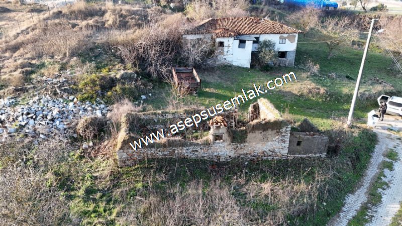 1.180 M2 Müstakil Köy Evi, Arsa 2 Kat %40 İmarlı Manyas Kızık'ta