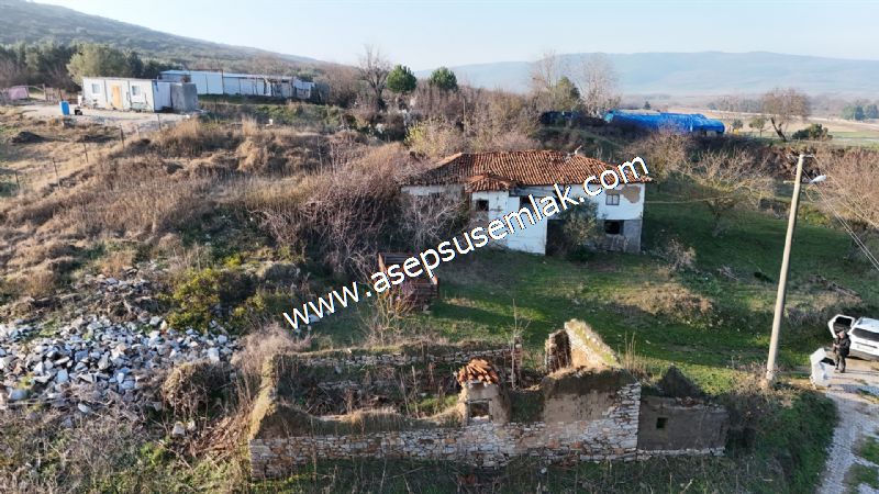 1.180 M2 Müstakil Köy Evi, Arsa 2 Kat %40 İmarlı Manyas Kızık'ta