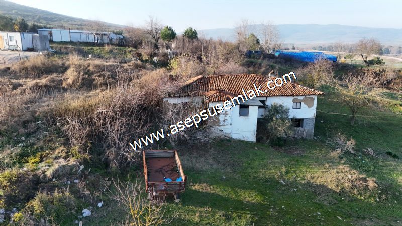 1.180 M2 Müstakil Köy Evi, Arsa 2 Kat %40 İmarlı Manyas Kızık'ta