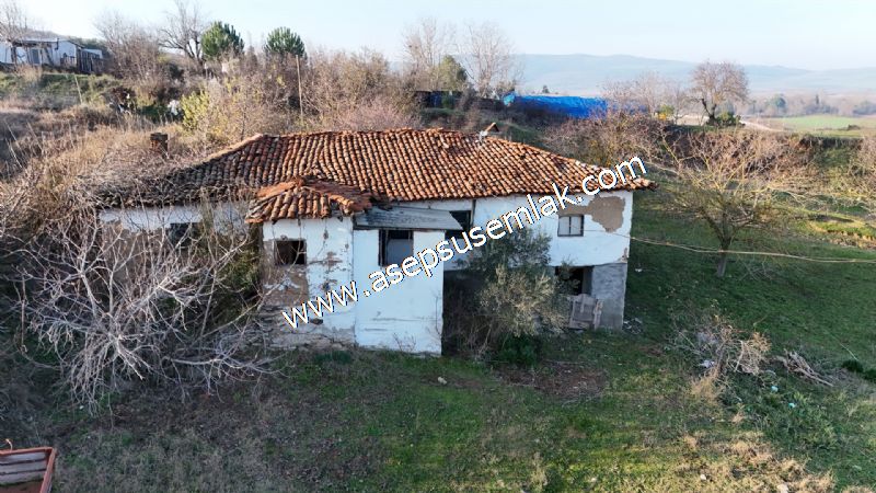 1.180 M2 Müstakil Köy Evi, Arsa 2 Kat %40 İmarlı Manyas Kızık'ta
