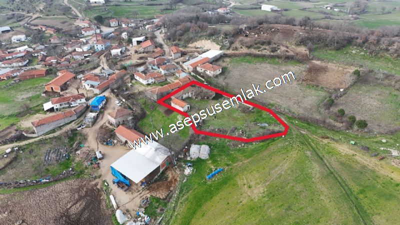 1.400 M2 Müstakil Köy Evi, Arsa 2 Kat %40 İmarlı Gönen Çakmak'ta