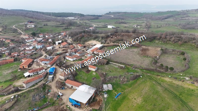 1.400 M2 Müstakil Köy Evi, Arsa 2 Kat %40 İmarlı Gönen Çakmak'ta