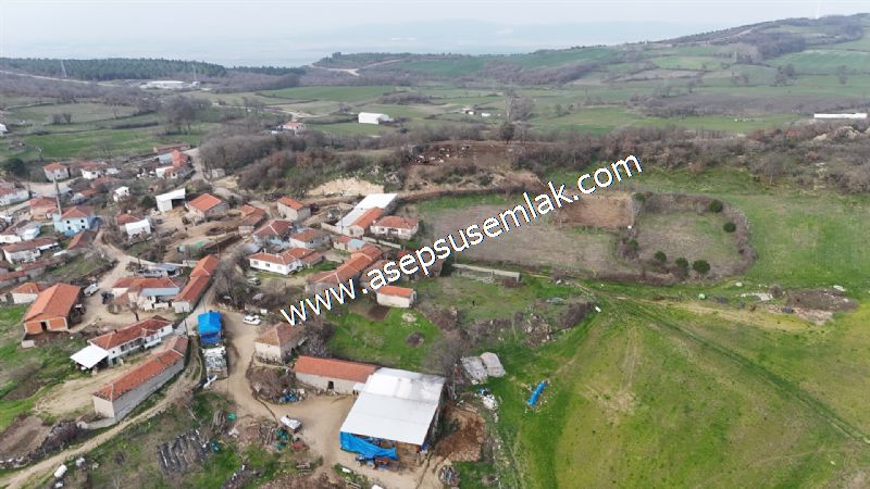1.400 M2 Müstakil Köy Evi, Arsa 2 Kat %40 İmarlı Gönen Çakmak'ta