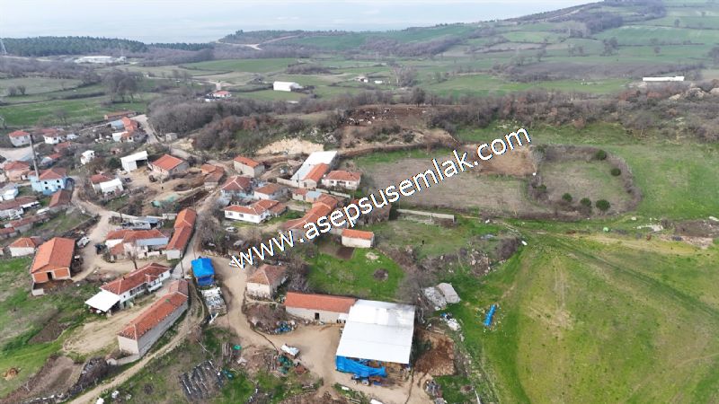 1.400 M2 Müstakil Köy Evi, Arsa 2 Kat %40 İmarlı Gönen Çakmak'ta