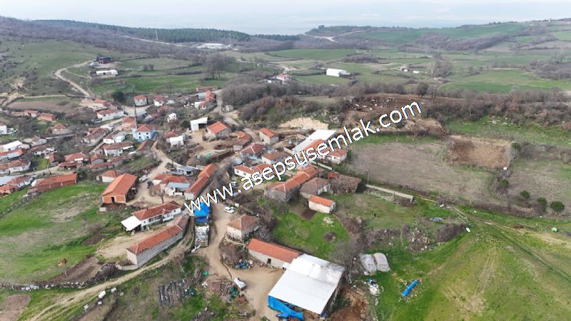 1.400 M2 Müstakil Köy Evi, Arsa 2 Kat %40 İmarlı Gönen Çakmak'ta