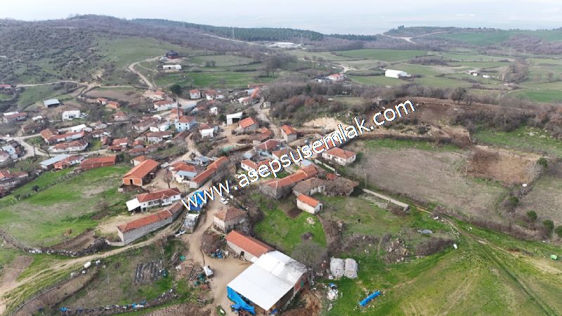 1.400 M2 Müstakil Köy Evi, Arsa 2 Kat %40 İmarlı Gönen Çakmak'ta