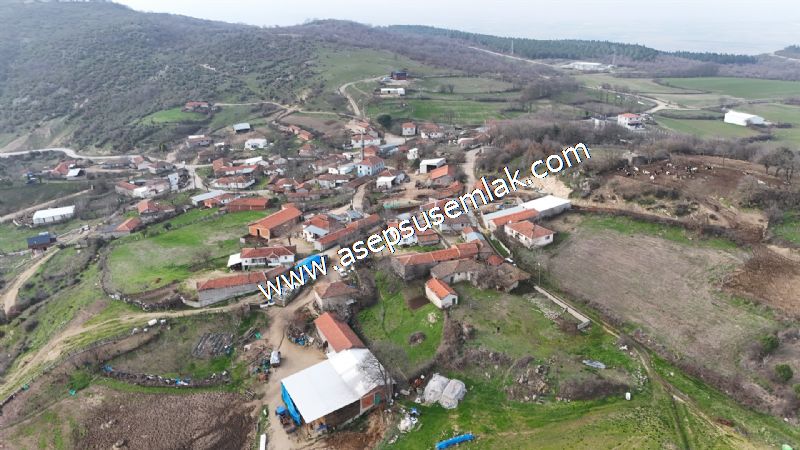 1.400 M2 Müstakil Köy Evi, Arsa 2 Kat %40 İmarlı Gönen Çakmak'ta