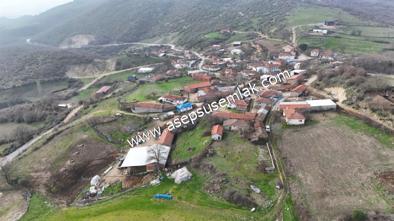 1.400 M2 Müstakil Köy Evi, Arsa 2 Kat %40 İmarlı Gönen Çakmak'ta