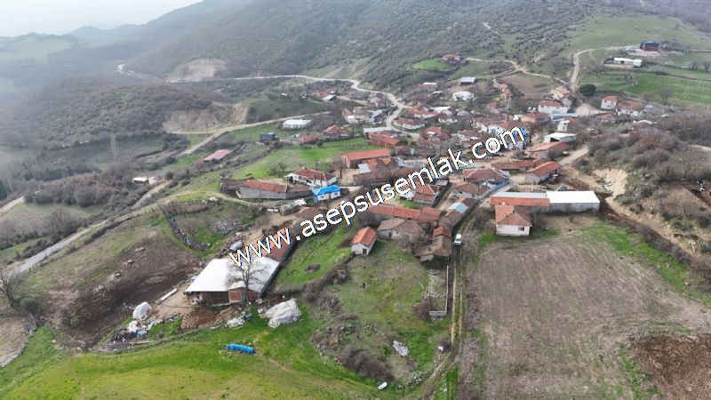 1.400 M2 Müstakil Köy Evi, Arsa 2 Kat %40 İmarlı Gönen Çakmak'ta
