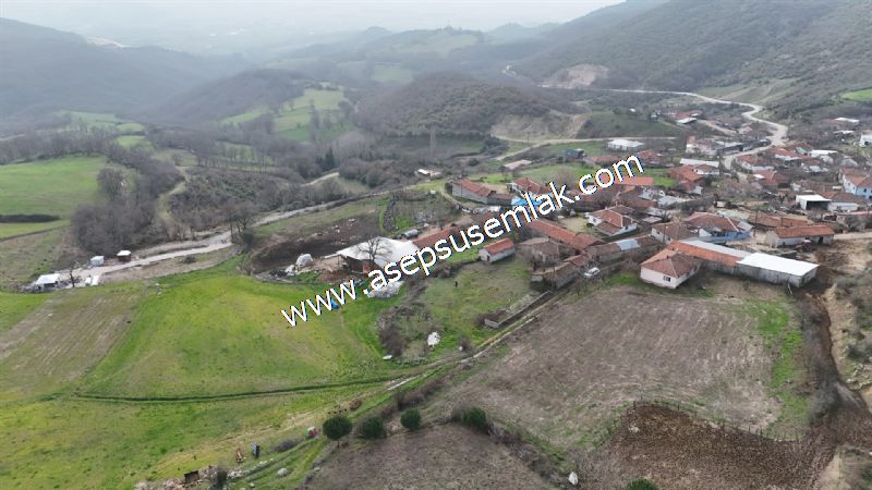 1.400 M2 Müstakil Köy Evi, Arsa 2 Kat %40 İmarlı Gönen Çakmak'ta