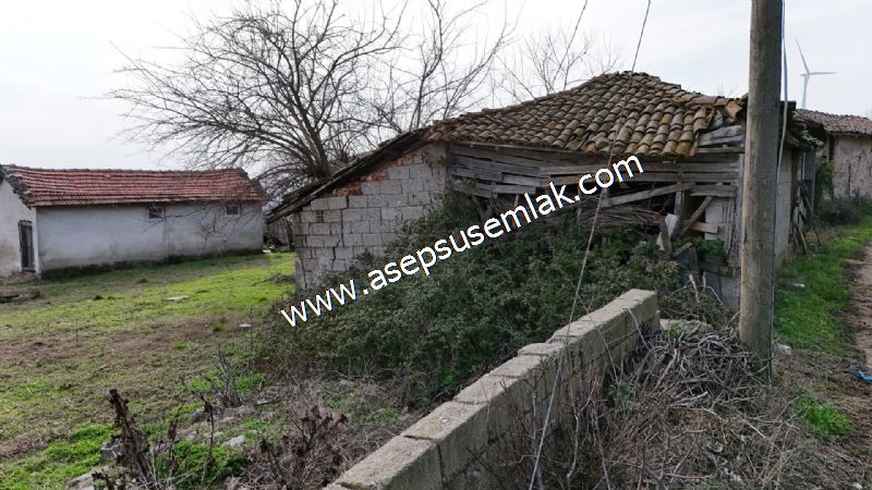 1.400 M2 Müstakil Köy Evi, Arsa 2 Kat %40 İmarlı Gönen Çakmak'ta