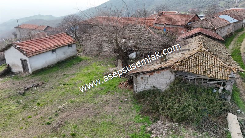 1.400 M2 Müstakil Köy Evi, Arsa 2 Kat %40 İmarlı Gönen Çakmak'ta